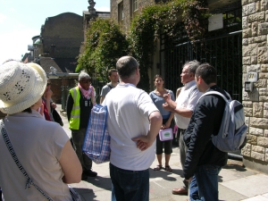 Architectural walk with guide Clive Bettington